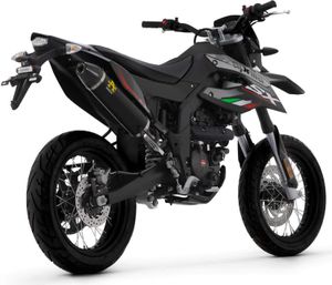 ARROW thunder dark hliníkový násuvný tlmič s koncovkou pre Aprilia Rx / sx 125