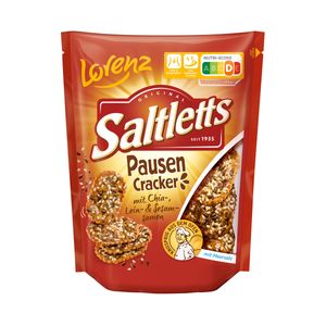 Lorenz Saltletts Pausen Cracker Vollkorn knuspriges Laugengebäck 100g