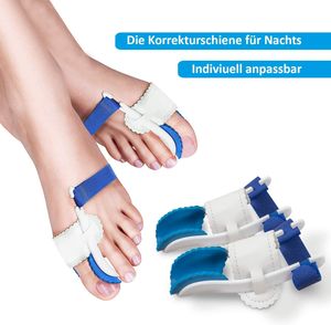 Cool-i ® 1 Paar Zehenspreizer Zehen-Korrektur Ballenschutz Schiene Hallux Valgus Fuß Bandage
