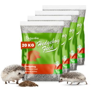 Krmivo pre ježkov – 20 kg - Kompletné prírodné granule - Organifer