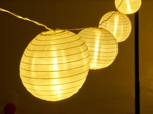 AMARE Lichterkette LED Lampion Lampenkette