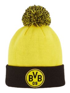 Puma BVB Youth Pom Pom Beanie PUMA BLACK-PUMA WHITE YOUTH