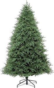 JUNG Künstlicher Weihnachtsbaum Künstlicher Spritzguss Weihnachtsbaum 190cm Tannenbaum Weihnachtsdeko, Edeltanne, Nordmanntanne Premium Edel