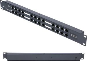 Extralink 12 Portový PoE Injector 12x 100Mb/s RJ45, Kryt Rack