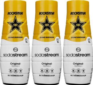SodaStream Rockstar Energy Syrup Zero Original 3x440ml bez cukru