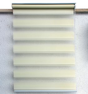 STORE Doppelrollo mit Kassette,  regelbarer Lichteinfall - 60 x 120 cm - Elfenbein 4302