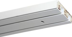 Gardinia Vorhangschienen Set 2-Lauf weiß 180 cm