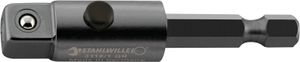 Stahlwille QR-Bit-Verbindungsteil, maschinenbetätigt 6kant 1/4" Außen-4kant 1/2" L.50mm
