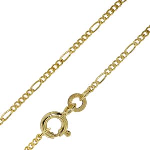 trendor 39740 Figaro Halskette 333 Gold / 8 Karat Collierkette 1,5 mm, 42 cm