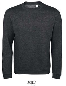 Herren Sweatshirt Spider 50% Baumwolle / 50% Polyester - Farbe: Charcoal Melange - Größe: L