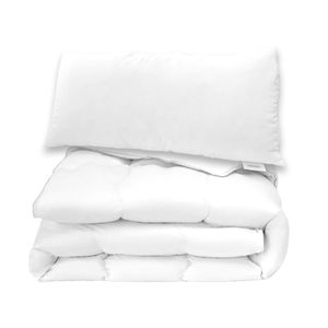 Heikoeco® Bettdecke 4-Jahreszeiten Ganzjahresdecke, Leichte Bettdecke mit Polyesterfüllung, Bett- und Kissen-Set 150 cm x 220 cm