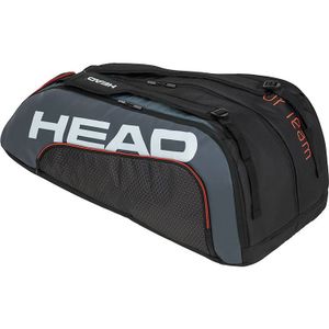 HEAD Tour Team 12R Monstercombi Tennistasche Schwarz - Grau - Orange
