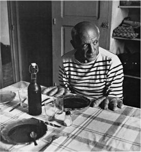 Robert Doisneau Poster Kunstdruck - Die Brötchen Von Picasso (60 x 50 cm)