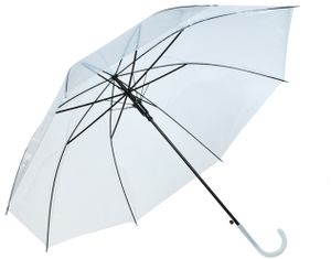 Regenschirm Transparent  Leicht 220g Auto-Entfalten 8 Streben Modern 6600