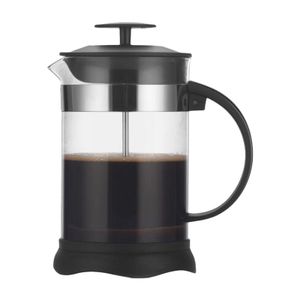 French Press Coffee&Tea Maker Hitzebestaendige Borosilikat-Kaffeekanne fuer Home Office Hochdichter Edelstahlfilter, 800ml