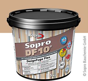 Sopro DF 10 Fliesen 5 kg Design Fuge Fugenmasse Fugenmörtel 1-10mm jurabeige-33