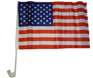 Fahnen Flagge 10 x USA Auto Fahne Autoflagge 30 x 45 cm