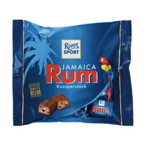 Ritter Sport Rum mit Vollmilch Schokolade und Haselnussfüllung 200g