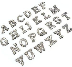 Buchstaben-Strass-Applikationen, 26 Stück, dekorative Aufnäher für Kleidung, DIY, Nähen, Basteln, Zubehör für Kleidung und Taschen