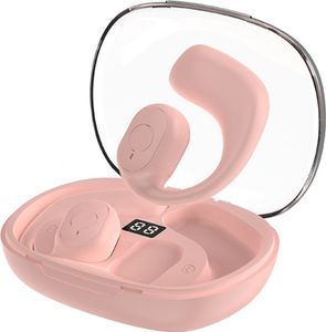 On-Ear-Sport-Kopfhörer,Knochenleitungskopfhörer,Ohrclips,Rosa On-Ear-Sport-Kopfhörer,Knochenleitungskopfhörer,Ohrclips,Rosa