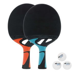 Set Tacteo Duo (2 Outdoor Tischtennisschläger und 3 Bälle)