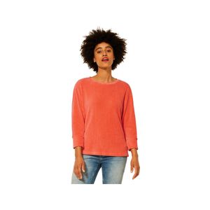 Street One Pullover Damen Cord Style Ellen Größe 44, Farbe: 13997 sunset coral