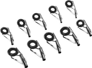 80Pcs Odolné rybářské pruty Vodicí kroužky Tipy Set v 10 Velikosti Náhradní příslušenství