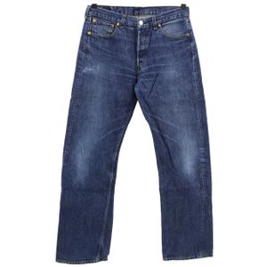 #4715 Levis, 501,  Herren Jeans Hose, Denim ohne Stretch, blue used, W 34 L 34