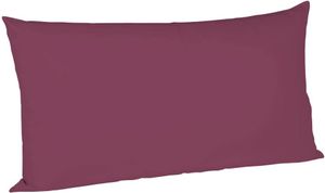 sleepling – Satin Kissenbezug, 100% seidig weiche Baumwolle, 40x80 cm, himbeere