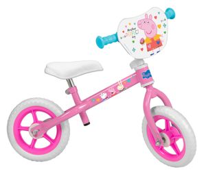 Peppa Wutz Peppa Pig Laufrad Balancerad Kinderfahrzeug 10 Zoll Mädchen Rosa