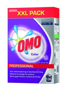 Omo Professional Buntwaschmittel kein Verbleichen hohe Flecklösekraft für 120 Wäschen
