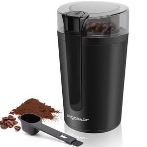 Aigostar - Elektrische Kaffeemühle Mahlgrad Einstellbar, Caffe Grinder Mixer Mühle Zerkleinerer für Kaffeebohne Leinsamen Nuss Gewürze Getreide, 200W