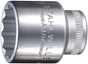 Steckschlüsseleinsatz 50 1/2 Zoll 12-kant SW 19mm L.38mm STAHLWILLE