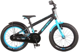 Volare Rocky 16 Zoll 25,4 cm Jungen Rücktrittbremse Schwarz/Blau