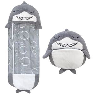 Grau Hai Shark 160X60CM Schlafsack Kinder Erwachsene Camping Schlafsack Kissen Geschenk Junge Groß Kinderschlafsack