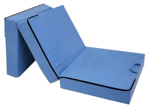 Best For You Prime Klappmatratze für Erwachsene mit Viscoauflage blau 15 cm 75x195