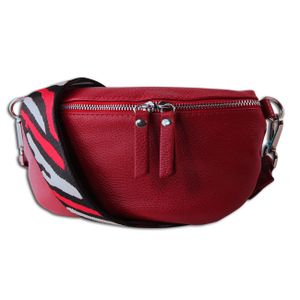 Toscanto rot, mehrfarbigfarbene Gürteltasche mittel 25x15x8cm OTT807BR