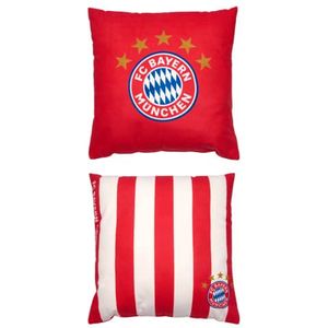 FC Bayern München Möbel Kissen rot/weiß, 40 x 40 cm Dekokissen 100% Polyester Dekokissen fball