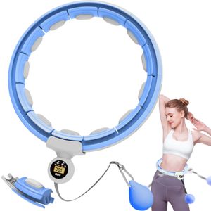 Hula-Hoop-Reifen Hula Hoop mit Gewicht Kugel Mit 16 Knoten Verstellbarer/Abnehmbarer ( Massage-Fitness 2 in 1 {Anzahl Teile} -tlg. für Erwachsene Anfä
