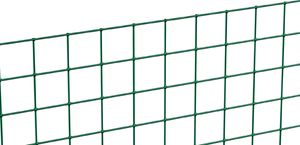 Alberts Schweißgitter, Höhe 50 cm, Länge 5 m, grün, Maschen 19,0 x 19,0 mm, Drahtgitter für den Bau von Vogelvolieren und Kaninchenkäfigen