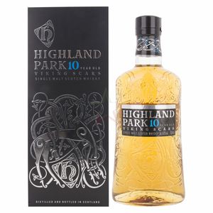 Highland Park 10 Years Old VIKING SCARS Single Malt Scotch Whisky 40 %  0,70 Liter