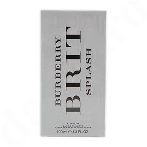 Burberry Brit Splash for Men - Man 100 ml Eau de Toilette EDT Limited Edition
