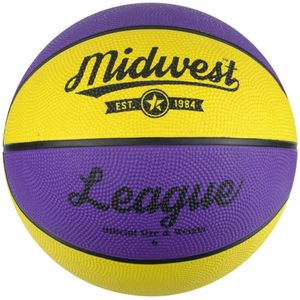 Midwest League Basketball Gelb/Lila Größe 6