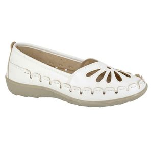 Boulevard - Dámská volnočasová obuv, kůže DF2383 (37 EU) (White)
