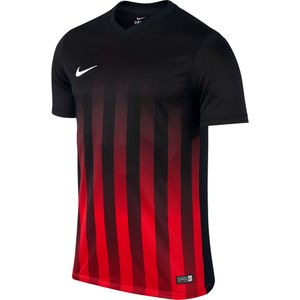 Trikot Striped Division II Nike Spieler Fußball schwarz rot, Farbe Nike:Schwarz / Rot, Größe Nike Herren Textil:XL