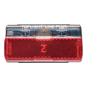 Busch & Müller 323/8ALT-02 Dynamo-Diodenrücklicht 'Toplight Line Plus', Standlicht, 80 mm, schwarz/rot