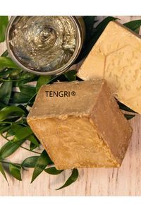 TENGRI Aleppo Seife 2 x ca 200g, 80% Olivenöl 20% Lorbeeröl, PH Neutral, Detox, Vegan, Natur  Handmade nach Rezeptur wie vor 1000 Jahren