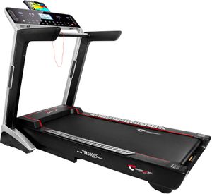 Christopeit Laufband TM 5000 S – 51x141 cm Cushion System, Magnetbremsung, bis 22 km/h, 35 Trainingsprogramme, 7″ TFT LED Display, Bluetooth & FitShow kompatibel, Audio-Anschlüsse, Tablet-Halterung, Klappbar & Transportrollen