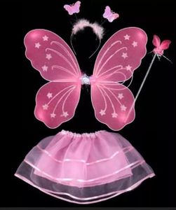 Kostüm Fee - Engel - Schmetterling - Kinder - Fasching - Karneval - Party - Verkleidung