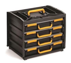 Raaco Sortimentsbox Handliche Box mit 4 Fächern